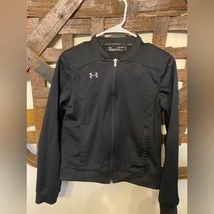Black Under Armour jacket.